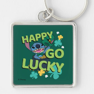 Porte-clés Stitch   St. Patrick's Day - Happy Go Lucky