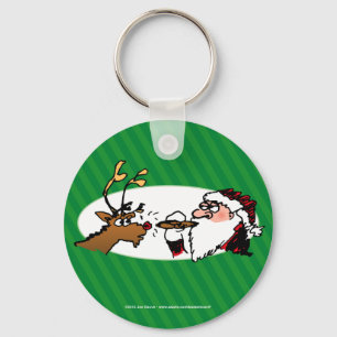Porte-clés Stogie Santa Dessin Animé Drôle