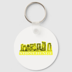 Porte-clés Stonehenge Jaune transp Le MUSÉE Zazzle Cadeaux