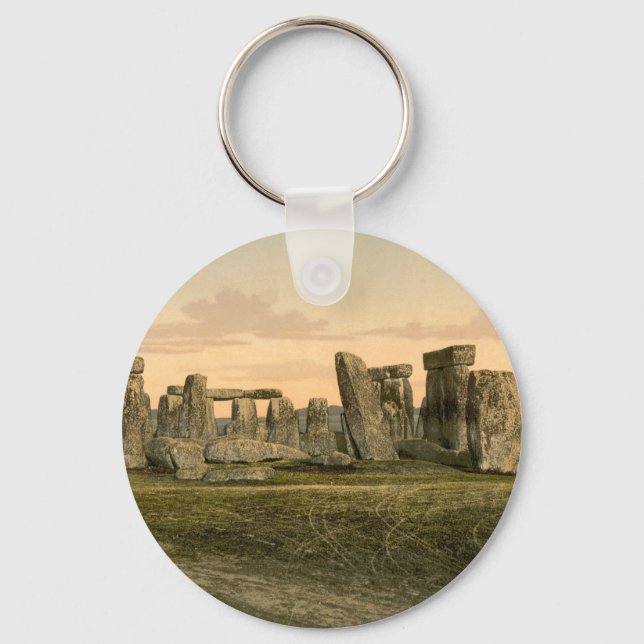 Porte-clés Stonehenge, Wiltshire, Angleterre (Recto)