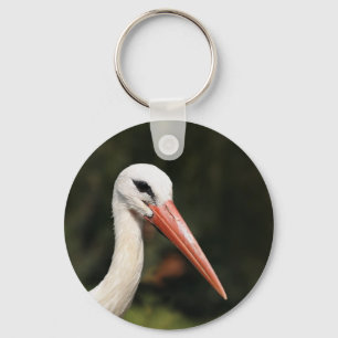 Porte-clés Stork - symbole de Strasbourg et Alsace, France