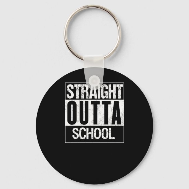 Porte-clés Stright Outta School 1 (Recto)