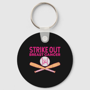 Porte-clés Striout Cancer du Sein Baseball Cancer du Sein Aw