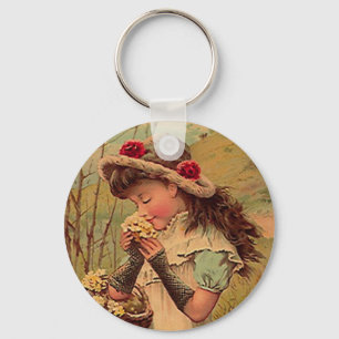 Porte-clés Style à la mode Vintage Rose PORTE - CLÉ victorien