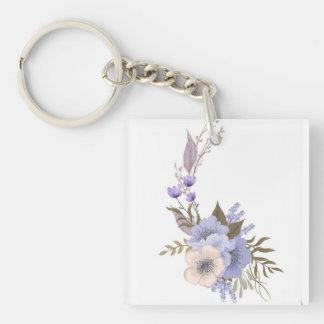 Porte-clés Style floral de la boutique violette