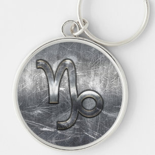 Porte-clés Style industriel de symbole de zodiaque de