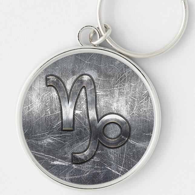 Porte-clés Style industriel de symbole de zodiaque de (Devant)