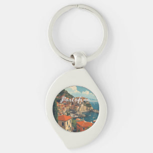 Porte-clés Style Vintage Portofino Gênes Italie