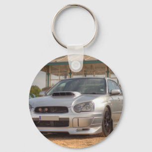 Porte-clés Subaru Impreza STi - Kit Corps (Argent)
