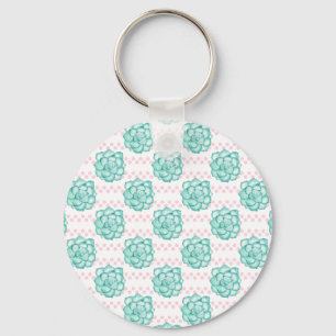 Porte-clés Succulent vert