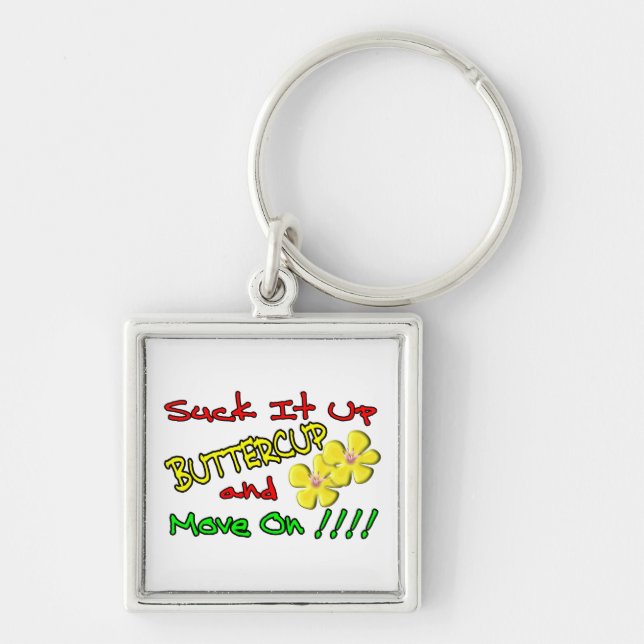 Porte-clés Sucez-le vers le haut de la renoncule (Devant)