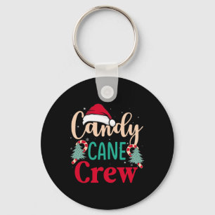 Porte-clés Sucre de canne Crew Fun Noël bonbon Lover Noël Wom
