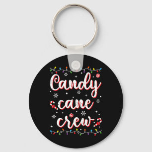 Porte-clés Sucre de canne Crew Funny Christmas Candy Lover Xm