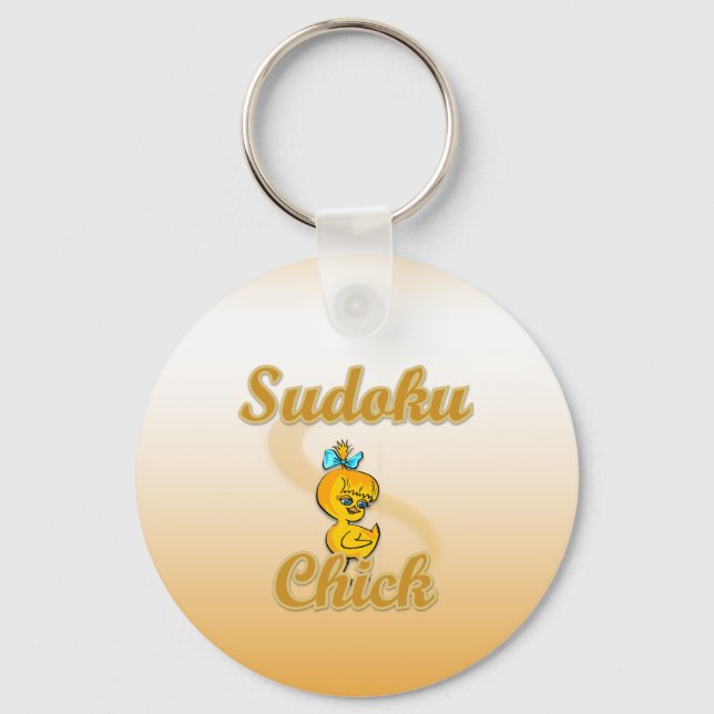 Porte-clés Sudoku Chick (Recto)