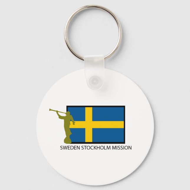 PORTE-CLÉS SUÈDE STOCKHOLM MISSION LDS CTR (Recto)