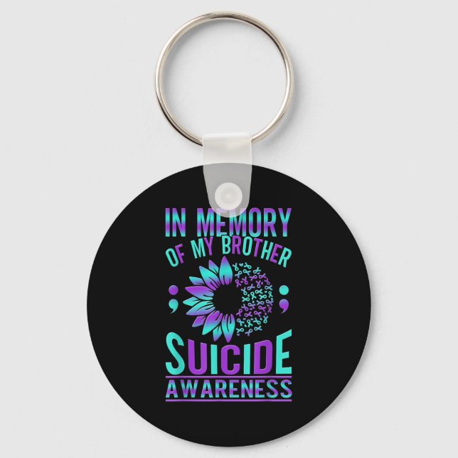 Porte-clés Suicide Awareness Suicide Prevention Suprt Survivo (Recto)
