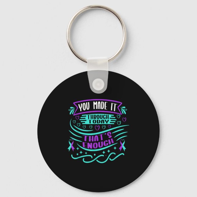 Porte-clés Suicide Awareness Suicide Prevention Suprt Survivo (Recto)