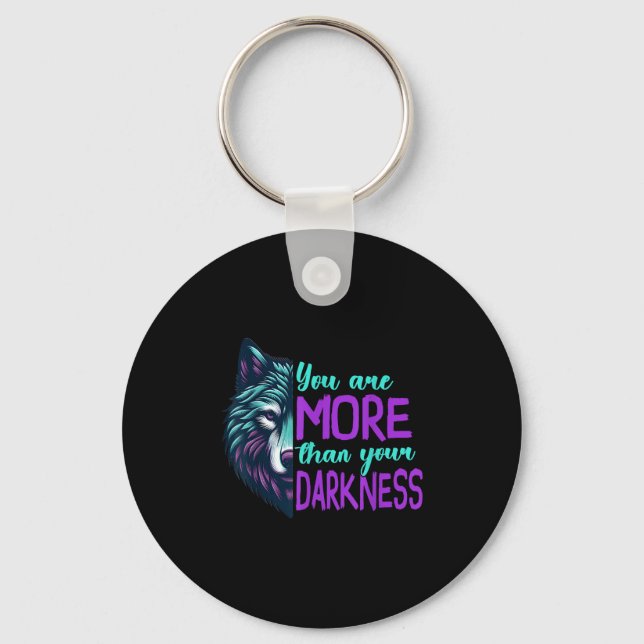 Porte-clés Suicide Awareness Suicide Prevention Suprt Survivo (Recto)