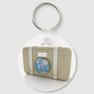 Porte-clés Suitcase For Travel Keychain