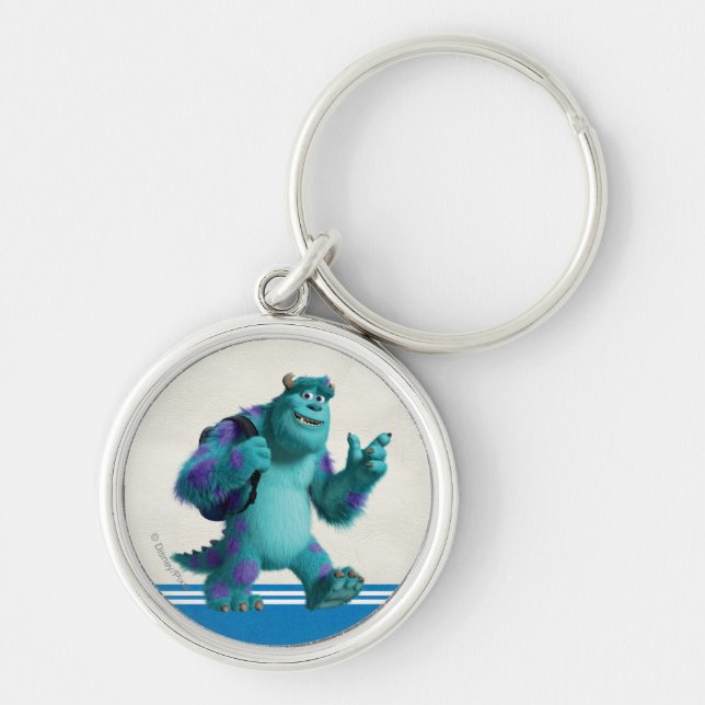 Porte-clés Sulley avec sac à dos (Devant)