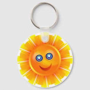 Porte-clés Sun heureux