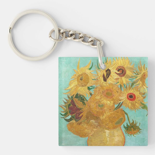 Porte-clés Sunflowers Vincent van Gogh (Devant)