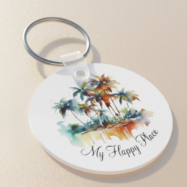 Porte-clés Sunset Grove, personnalisé (Créateur téléchargé)