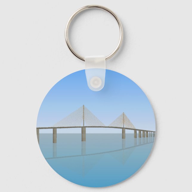 Porte-clés Sunshine Skyway Bridge : Tampa Bay : (Recto)