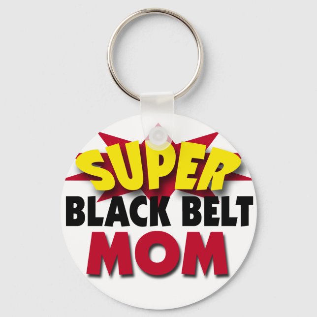 Porte-clés Super Black Belt Maman (Recto)
