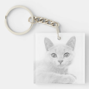 Porte-clés SUPER CUTE Kitten Portrait Photographie