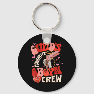 Porte-clés Super Heart Disco Cupids Favori Obgyn Crew Vale