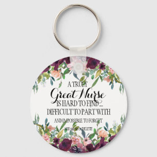 Porte-clés Super infirmière merci cadeau d'appréciation