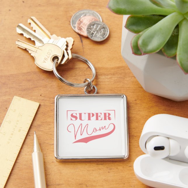 Porte-clés Super Maman (Bureau)