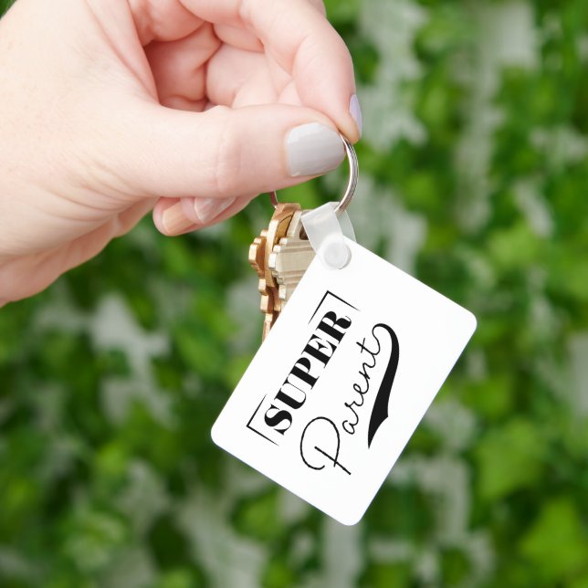 Porte-clés Super parent (main)