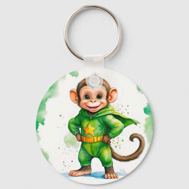 Porte-clés Super singe (Recto)