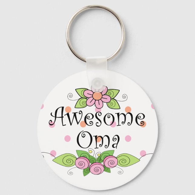 Porte-clés Super T-shirt Oma (Recto)