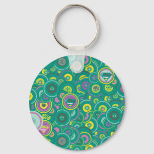 Porte-clés Supergirl Circle Motif vert