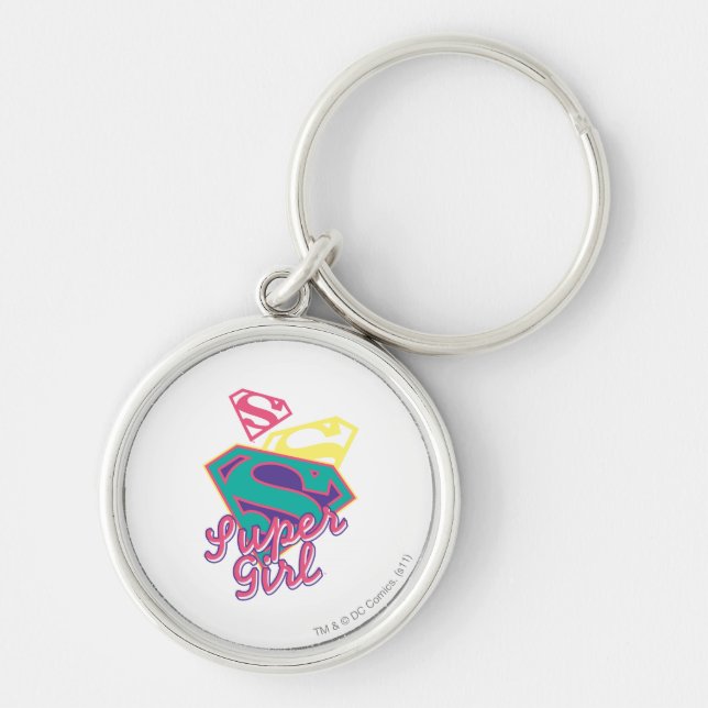 Porte-clés Supergirl Cursive (Devant)