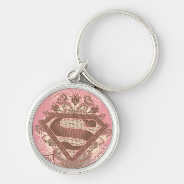 Porte-clés Supergirl Metropolis Ballet rose (Devant)