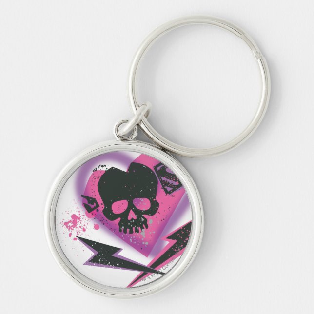 Porte-clés Supergirl Skuls et Lightning (Devant)