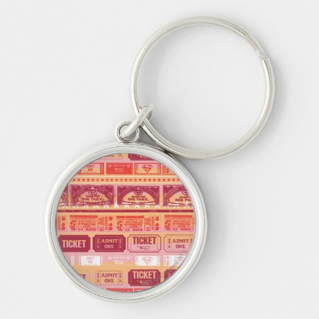 Porte-clés Supergirl Ticket Motif Orange (Devant)
