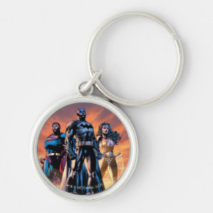 Porte-clés Superman, Batman et Wonder Woman Trinity