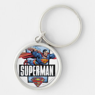 Porte-clés Superman et logo barré