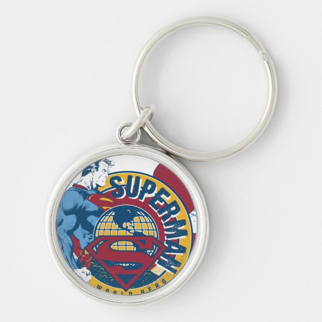 Porte-clés Superman - Héros mondial (Devant)