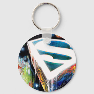 Porte-clés Superman Stylisé  Logo de graffiti urbain