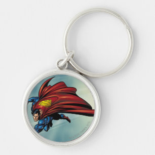 Porte-clés Superman vole avec cap