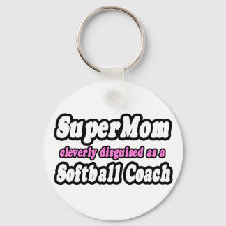 Porte-clés SuperMom...entraîneur de softball