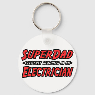 Porte-clés SuperPapa...Electricien