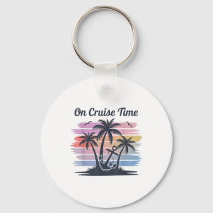 Porte-clés Sur Croisière Heure Croisière Escouade Vacances Am