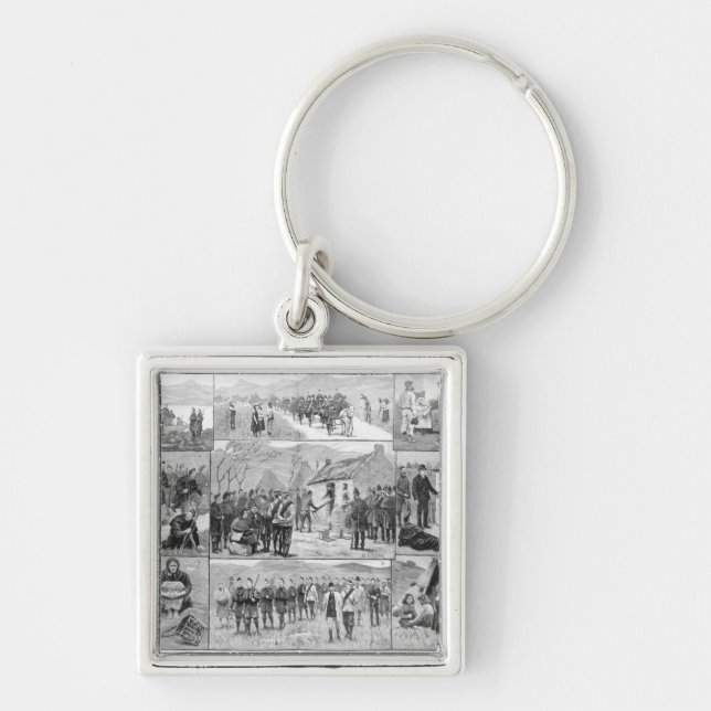 Porte-clés Sur le devoir d'expulsion en Irlande (Devant)